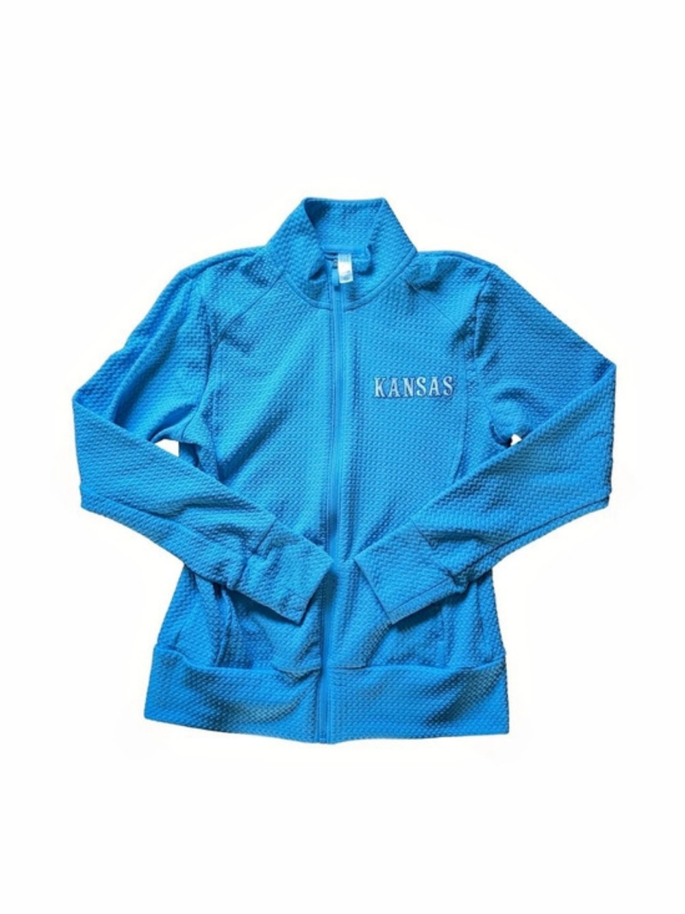 Women's adidas Jayhawks Track Jacket Blue Size Small